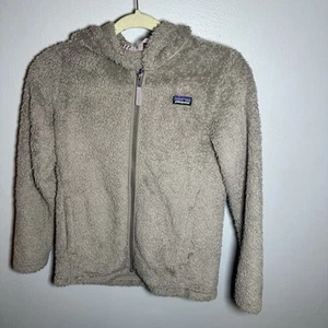 Patagonia Kids Large 12 Los Gatos Hoody High Pile Full Zip Fleece Casual Gray - Picture 1 of 15