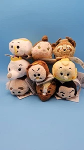 Disney Store Beauty and the Beast Tsum Tsum Mini Plush Set of 9 All With Tags - Picture 1 of 10