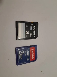 Sd Cards X 2 (8gb, 2gb) - Picture 1 of 4