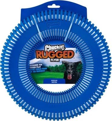 Chuckit! Rugged Flyer Dog Toy Frisbee Throw and Fetch Toy Tug of War Flying Tos - Image 1 of 4