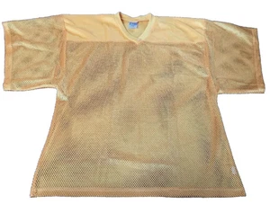 ProSport Adult Full Cut Mesh VNeck Football Jersey Gold 2XL - Picture 1 of 4
