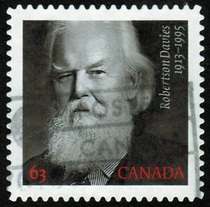 Canada sc#2660 Robertson Davies, Unit from Booklet Bk547, Used