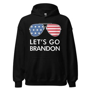 Let's Go Brandon Patriotic Sunglasses Top Koala Tee Unisex Hoodie - Picture 1 of 12