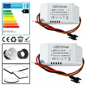 3W 12w 18w 24w 36w led driver power 240v - dc 12v / 24v / 36v supply transformer - Picture 1 of 19