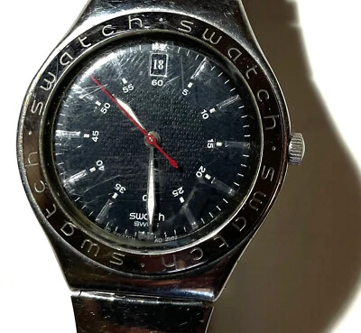 Vintage Montre Bracelet SWATCH IRONY AG 2002 -Grand Serie Twirl - Photo 1/4