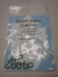 SUPERCOOL HNBR Green O-Rings (10 pack) #568-008-10 - Picture 1 of 2