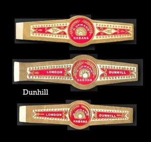 SCARCE Set of Dunhill Cuban Cigar Bands label made by H.UPMANN. Collectible. - Picture 1 of 1