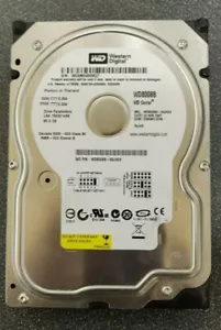 Western DIgital WD800BB-00JHC0 80GB 7.2K RPM IDE 3.5" Hard Disk Drive - Picture 1 of 1