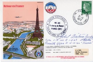 RAF escape from France FDC signed by SOE agent Robert Boiteux-Burdett - Picture 1 of 1