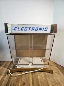 Vintage 60's Timex electronic Lighted Watch Display Case - Picture 1 of 5
