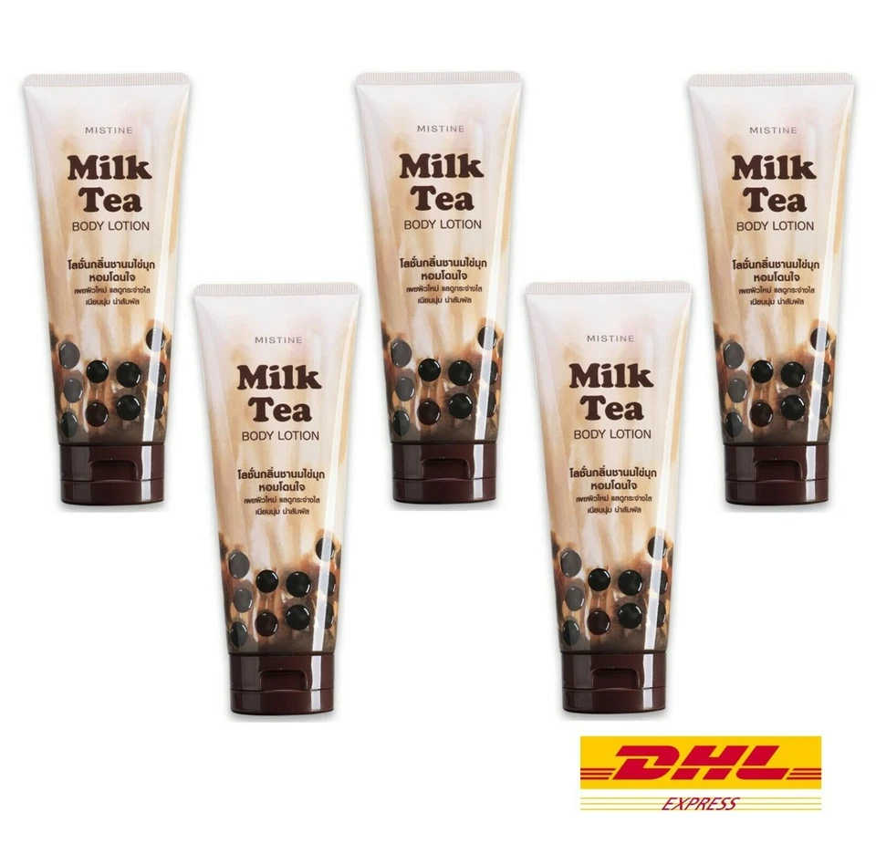 5 x Bubble Milk Té Loción Corporal Mistine Aroma Leche Té Hidratante Cuidado de la Piel Foto 1 de 4