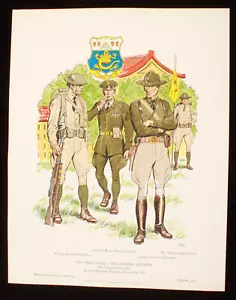 The United States 15th Infantry Regiment 1925 Illustration 11x14 - Picture 1 of 1