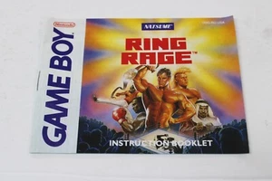 Ring Rage Nintendo Game Boy Manual Only Very Good - Picture 1 of 1