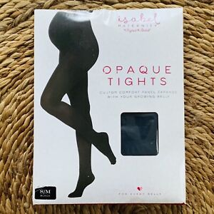 Isabel Maternity by Ingrid & Isabel | Opaque  Tights in Black Maternity Size S/M
