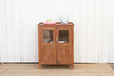 Винтажный кухонный шкаф из тикового стекла - Изображение 1 из 4