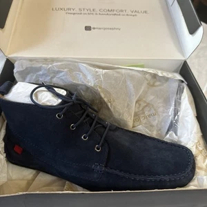 Marc Joseph New York Mens Soho 2 Bootie Blue Ankle Boots Size 8 (7720576) New - Picture 1 of 5