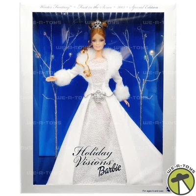 Muñeca Barbie Holiday Visions Colección Fantasía Invierno Edición Especial 2003 Foto 1 de 4