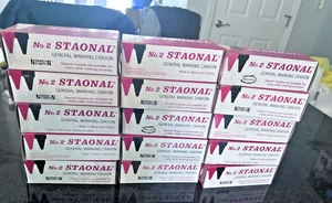 15 Cajas Staonal Nº 2 Crayones Marcador - 6 Colores - Binney & Smith - Impermeable - Imagen 1 de 24