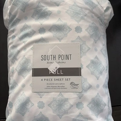 Juego de sábanas de 4 piezas tamaño completo South Point Home Fashions Foto 1 de 2