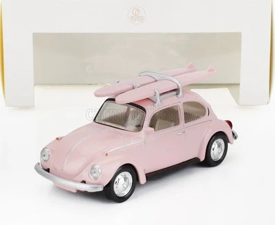 MODELLINO AUTO STATICO NOREV VOLKSWAGEN MAGGIOLINO COCCINELLE 1973 ROSA 1:43 - Immagine 1 di 4