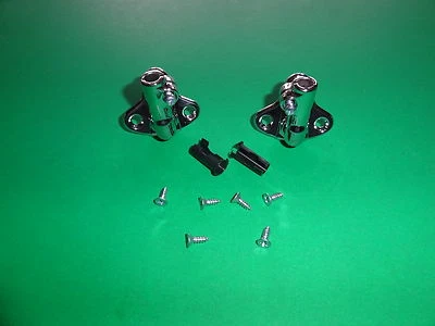 1961-1962-1963-1964 CHEVROLET CORVAIR SUNVISOR BRACKET EXCEPT CONVERTIBLE-PAIR Foto 1 de 2