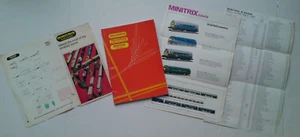 EISENBAHNMODELLE MINITRIX PROSPEKTE PREISE TRIX GLEISBUCH mit 111 LAYOUTS 1968 - Bild 1 von 22