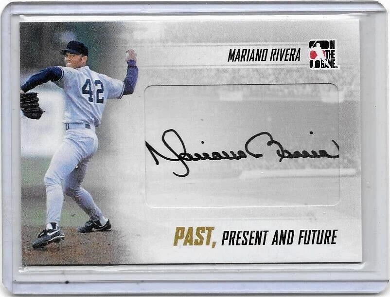 MARIANO RIVERA 2013 IN THE GAME PAST,PRESENT,& FUTURE CERTIFIED AUTOGRAPH MR2 - Image 1 of 1