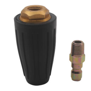 1/4" High Pressure Washer Rotating Turbo Nozzle Spray Tip 2.5-4 GPM 3600PSI E