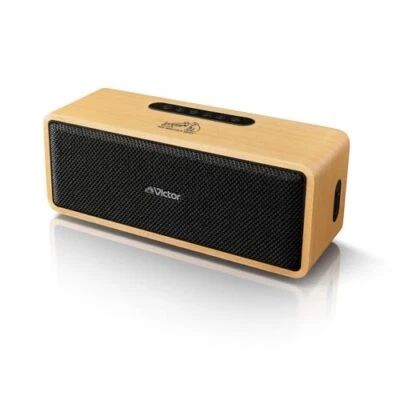JVC Kenwood Victor SP-WS02BT Bluetooth Speaker Wood Design - Image 1 of 4