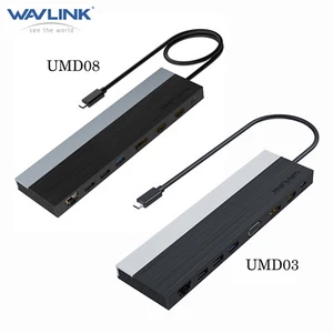 USB C Docking Station Triple Display PD 100W HDMI DisplayPort USB 3.0 2.0 RJ-45 - Picture 1 of 24