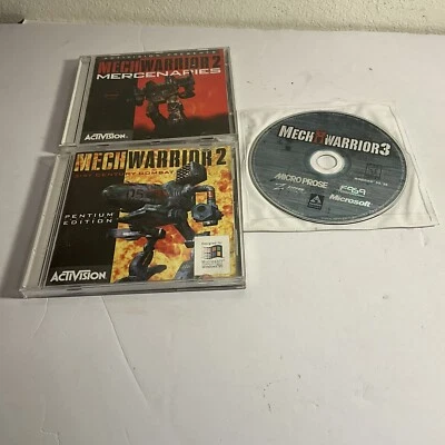 MechWarrior 2: Mercenaries (Win/ PC, 1996) + MechWarrior 31st Century Combat + 3 - Image 1 of 4