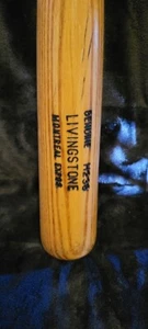 Livingstone Montreal Expos Baseball Bat - Vintage MLB Collectible - Picture 1 of 5