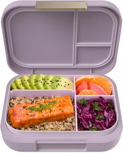 Leak-Resistant Bento Lunch Box Reusable Bpa-Free (Orchid) - Picture 1 of 11