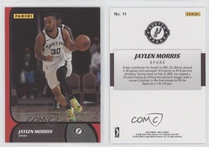 2021-22 Panini NBA G League Box Set Red Jaylen Morris #11