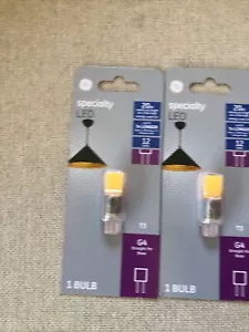 (2 pack) GE LED Light Bulb T3 190 Lumens 1.5 Watt Replaces 10 W G4 Bi Pin Base - Picture 1 of 2