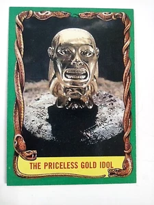 1981 Topps Raiders of the Lost Ark #9 The Priceless Gold Idol Indiana Jones - Picture 1 of 8