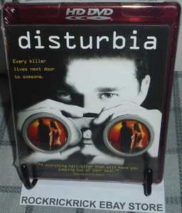 DISTURBIA HD DVD SHIA LABEOUF, DAVID MORSE, CARRIE-ANNE MOSS REGION 1 NEW SEALED - Picture 1 of 2