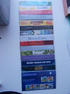 2015 Commemorative Presentation Packs Complete Year + M/Sheets (15) Nos 506-519 - Picture 1 of 1