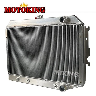 Radiador de aluminio para Plymouth GTX Satellite Roadrunner Dodge Challenger AT MT Foto 1 de 4