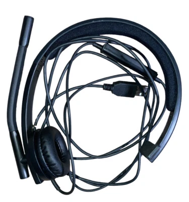 Logitech A-00063 Wired USB Headset w/ Mic and Volume Control PN:881-000229 - Image 1 of 4