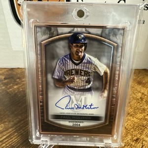 2022 Topps Museum Collection Gold Framed Hall Of Fame 02/10 Paul Molitor Auto