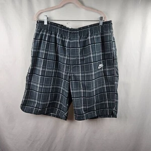Nike Swim Trunks Men Adult size XL Plaid Bathing Suit Board / Surfing Shorts - Picture 1 of 5