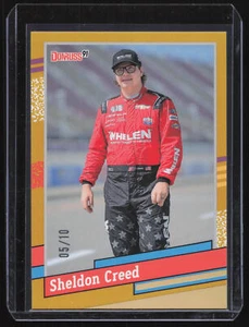 2024 Donruss Racing #139 Gold #05/10 Sheldon Creed - Picture 1 of 2