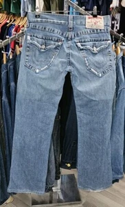 True Religion Womens Jeans M BILLY BOOTCUT JEAN SIZE 33W 31L - Picture 1 of 4