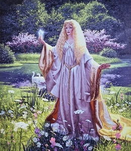 The Gift of Galadriel The Brothers Hildebrandt HAND SIGNED Greg CANVAS #236 Art - Picture 1 of 7