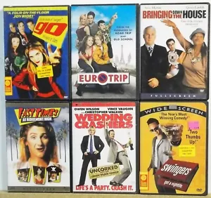 6 COMEDY FUNNY DVD movies Lot #M410 FREE US S/H Sean Penn Steve Martin Wilson - Picture 1 of 1