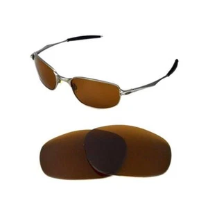 NUEVO LENTE DE REPUESTO DE BRONCE POLARIZADO PARA GAFAS DE SOL OAKLEY GRAN ALAMBRE CUADRADO - Imagen 1 de 6