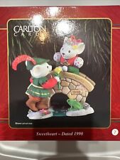Carlton Cards Heirloom Collection 10th Anniversary 1998 Sweethearts Ornament NIB