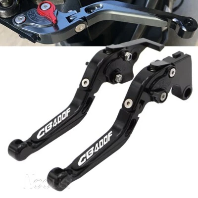 Palancas de embrague de freno con mango ajustable extensible para Honda CB400F CB 400 F 2021 Foto 1 de 4