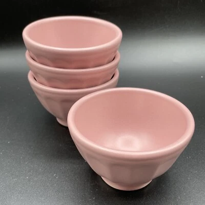 Anthropologie Mini Matte Latte Bowls Set of 4 New Fawn Color New In Box - Image 1 of 4